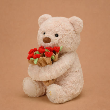 Kwiatowy Miś - Wyjątkowy Prezent dla Niej