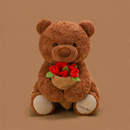 Kwiatowy Miś - Wyjątkowy Prezent dla Niej